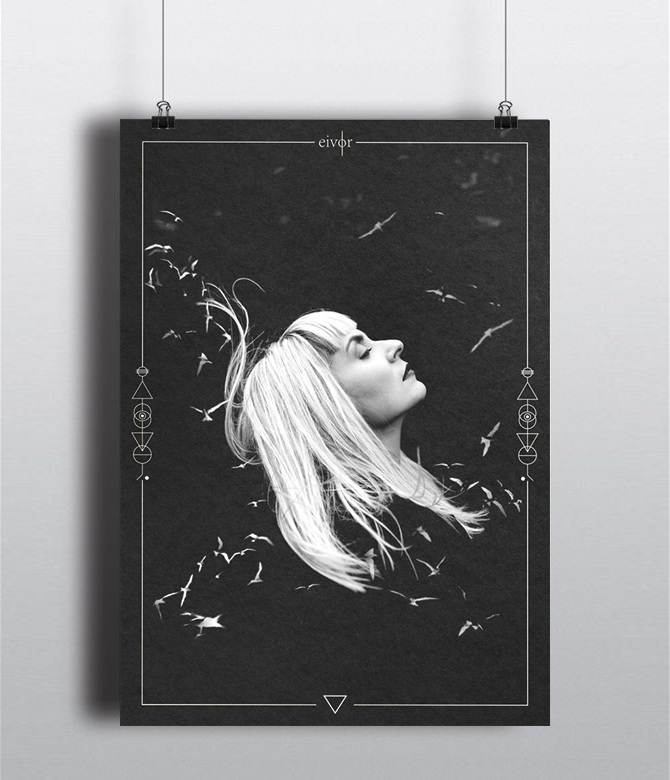 eivør slør album artwork heidi andreasen print cd case cover